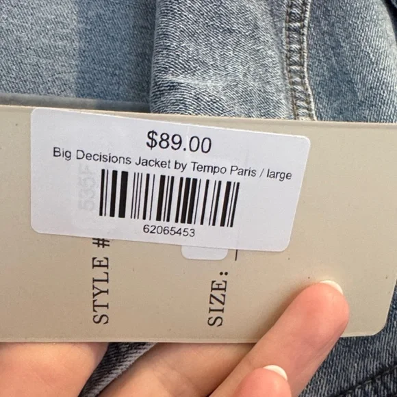 Tempo Paris Blue Jean Jacket - Picture 3 of 4